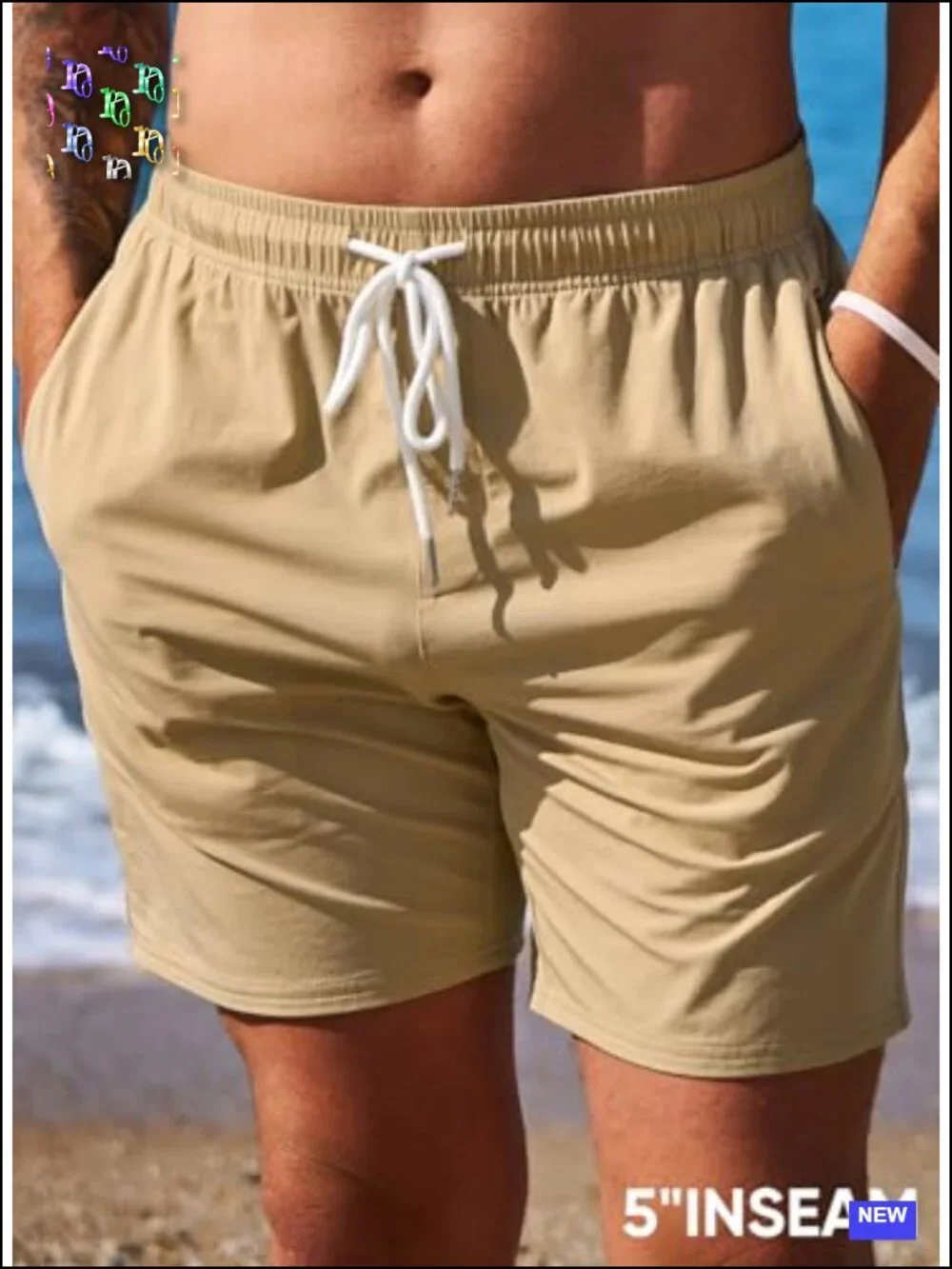 Men's Quick Dry Drawstring Athletic Gym Shorts 5